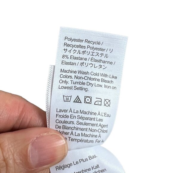 J. Crew One Strap Ribbed One Piece Swimsuit Size 4 Blue One Shoulder Beach - Picture 10 of 11